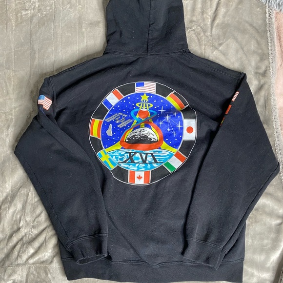 Black NASA Hoodie - Picture 2 of 2